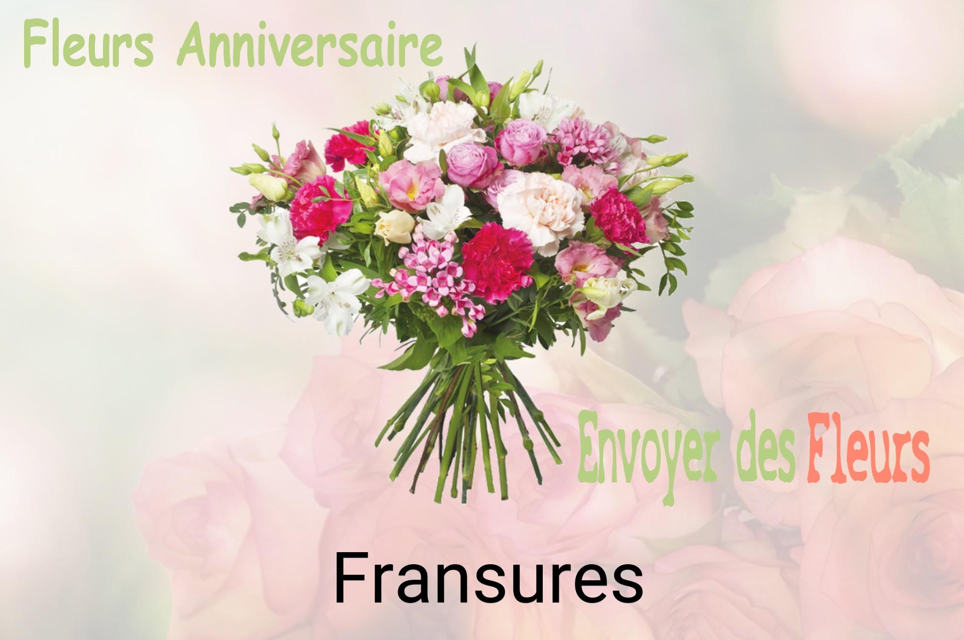 Bouquet de fleurs d’anniversaire livré à Fransures